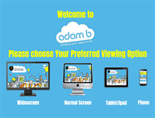 Tablet Screenshot of adamb.co.uk